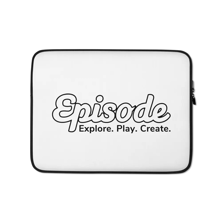 Episode Laptop Sleeve White With Logo product image (1)