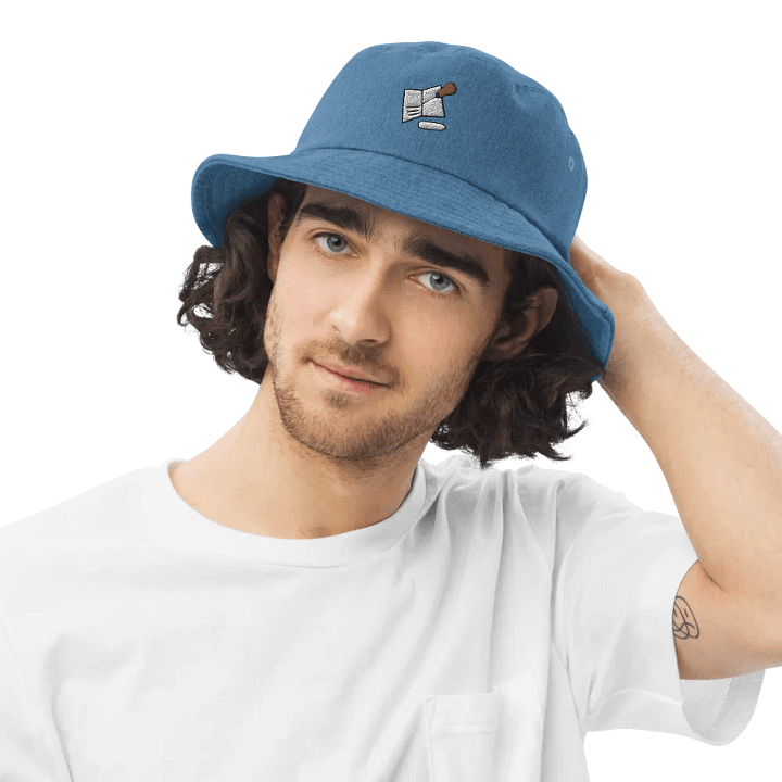 Awl Punch Denim Bucket Hat product image (24)