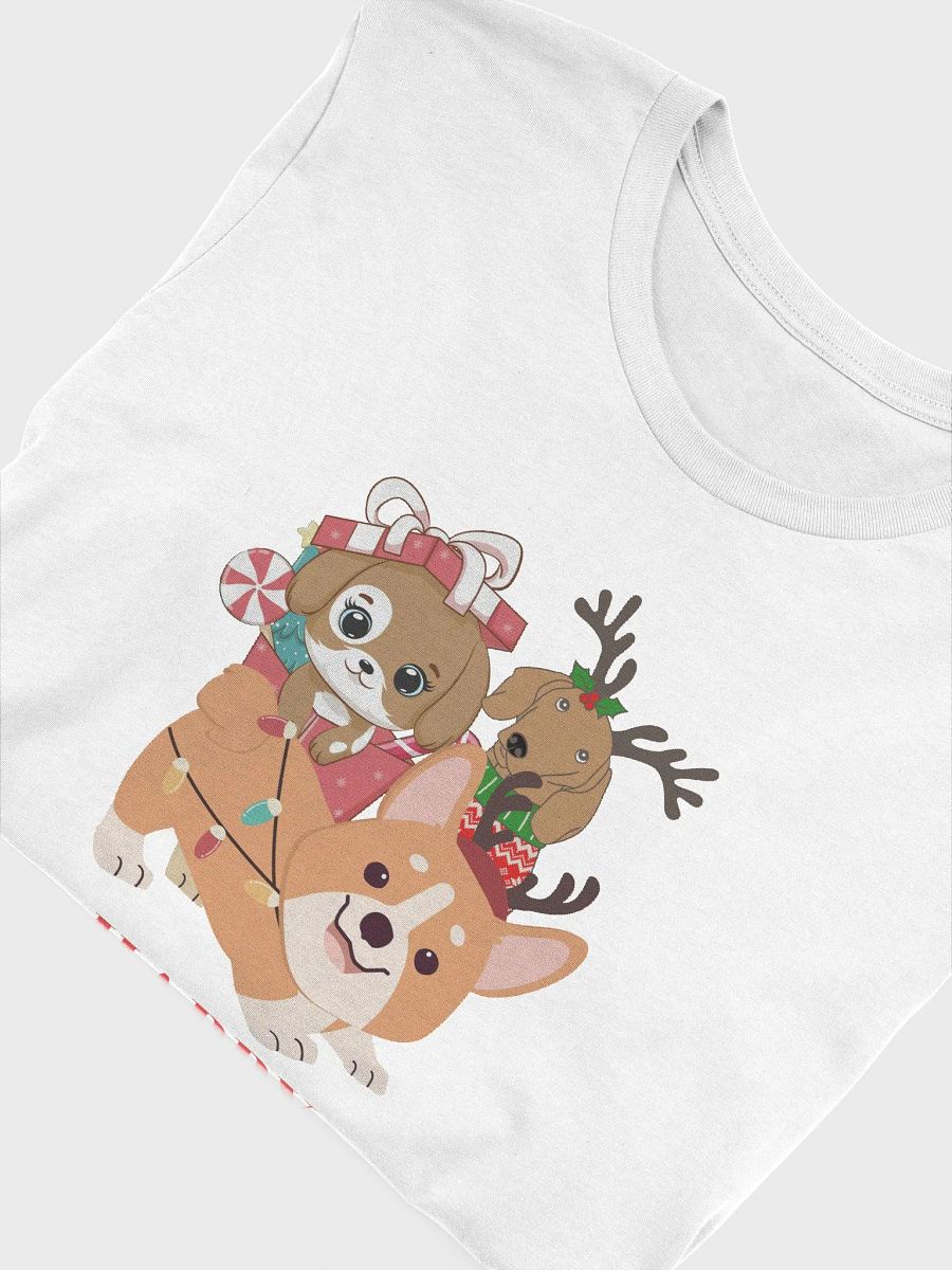 Happy Holi-Dogs & Holidays Cute Christmas Winter Vibes Dogs T-Shirt product image (24)