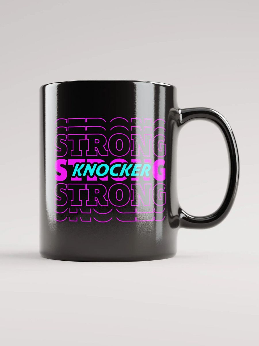 KNOCKER STRONG GLOSSY BLACK MUG product image (6)
