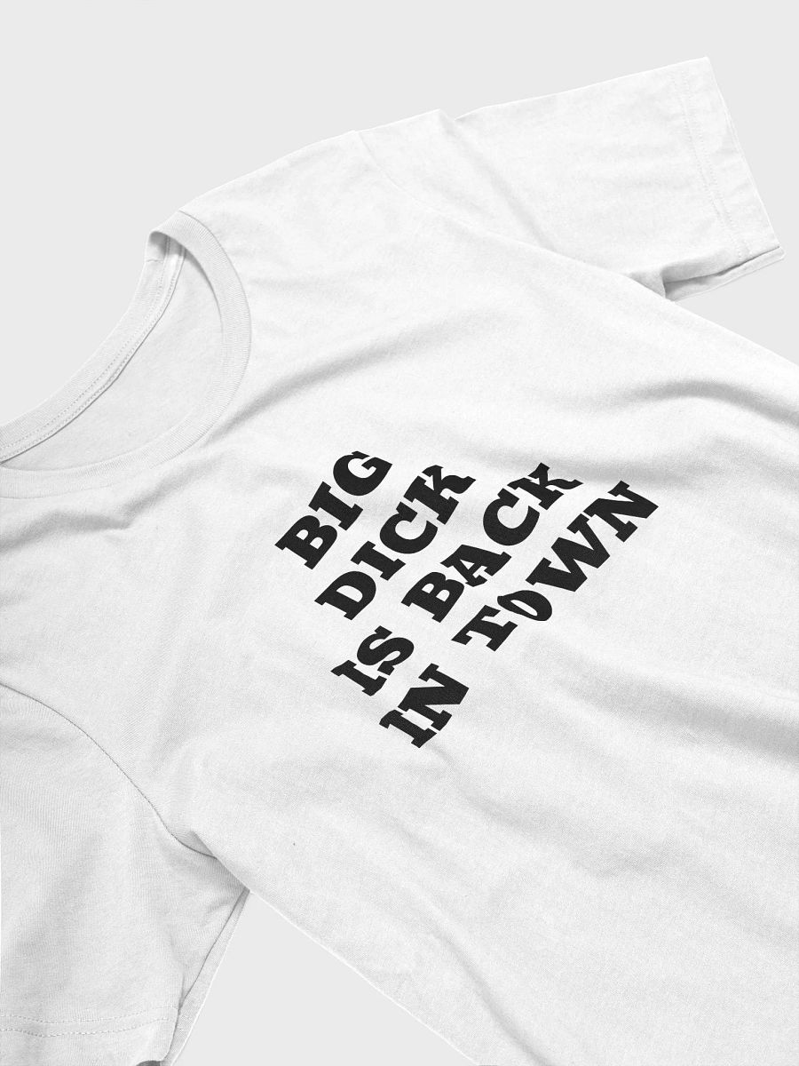 BIG DICK IS BACK IN TOWN T-Shirt product image (5)