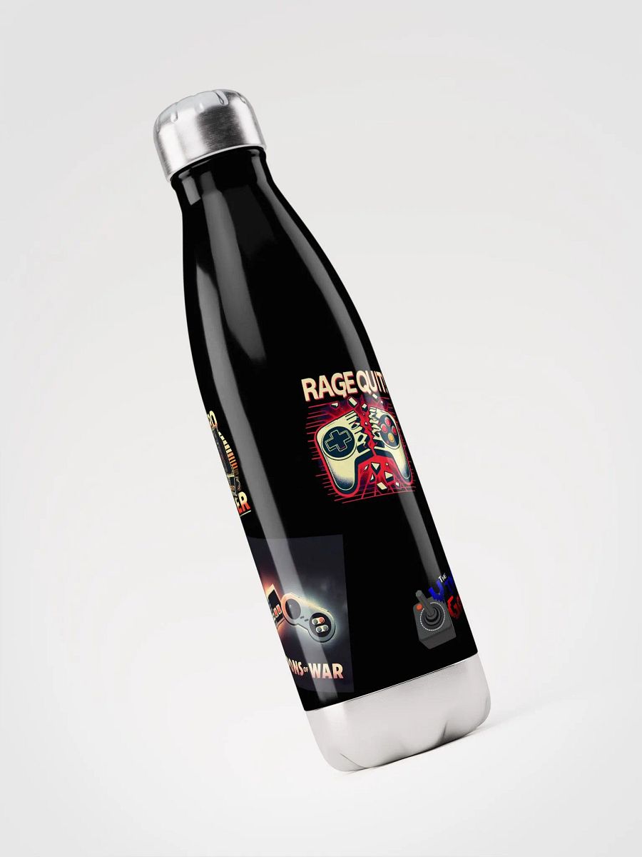 Gamer's Faux Sticker Stainless Steel Water Bottle product image (3)