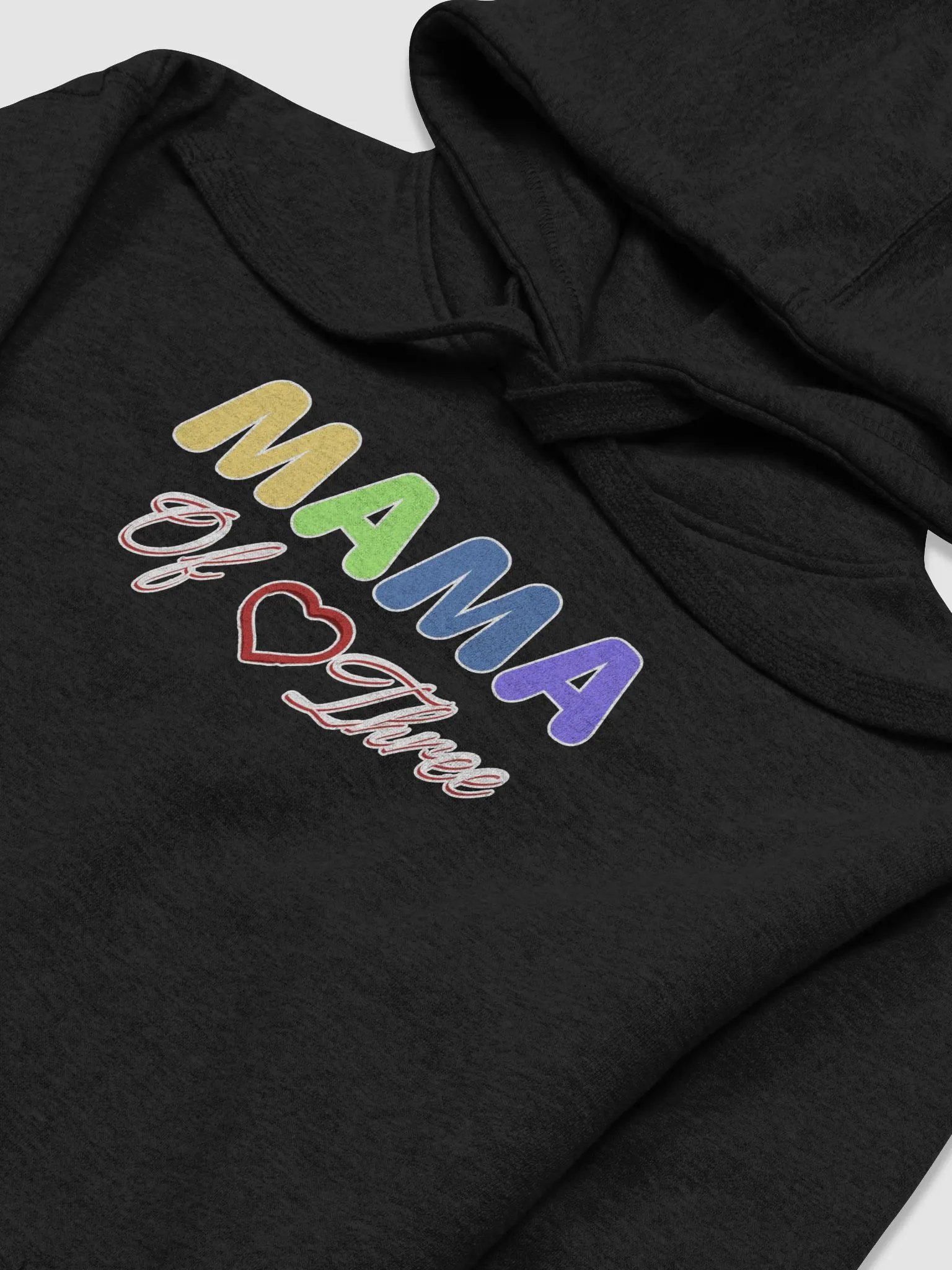 Mama of Three - Loving Family Design Hoodie product image (4)