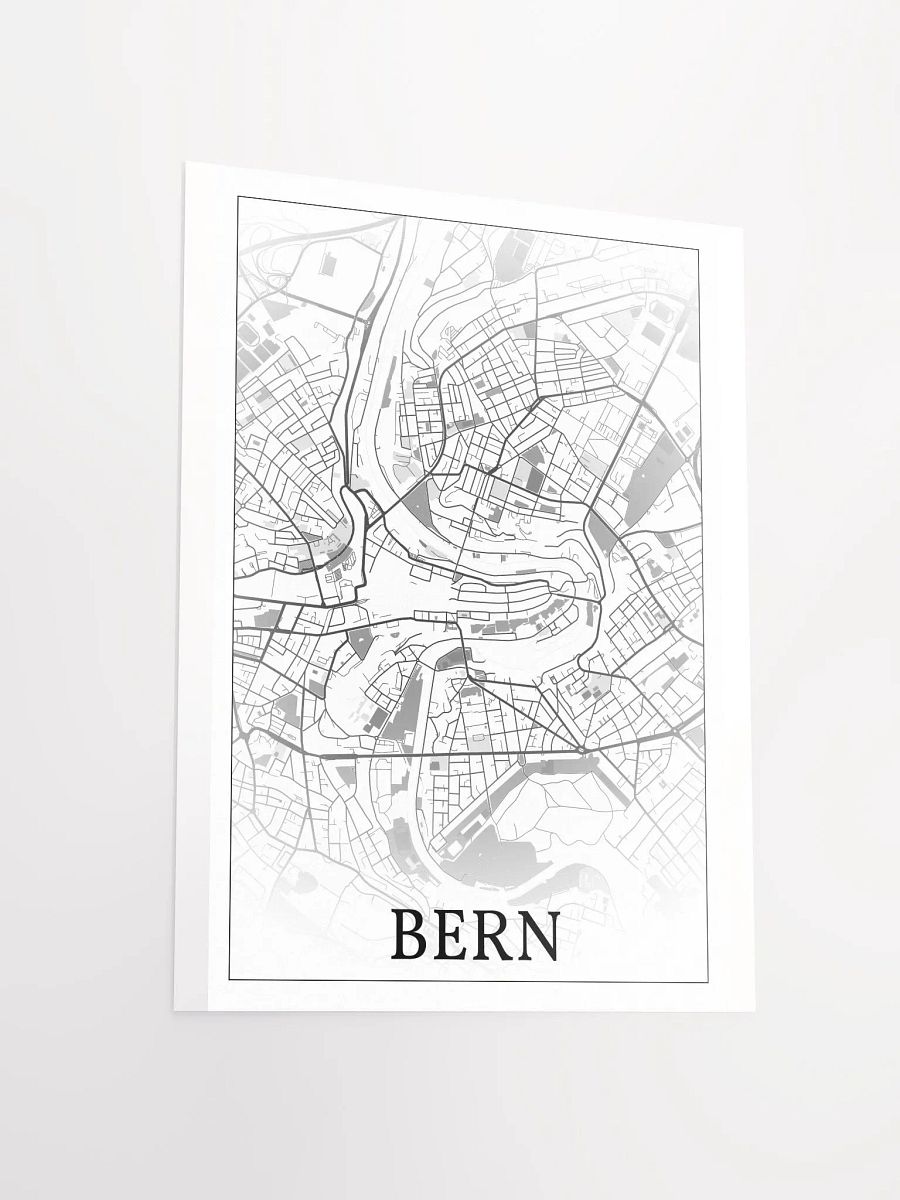 Bern, Switzerland, city map print product image (15)