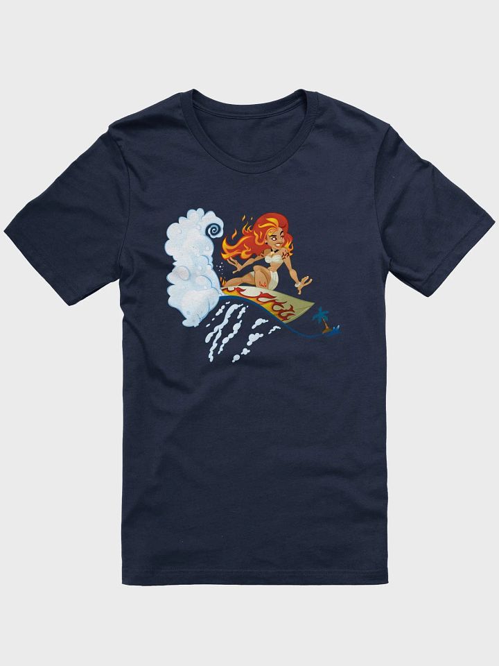 Retro Pin-Up Surfin' Pele Cartoon product image (3)