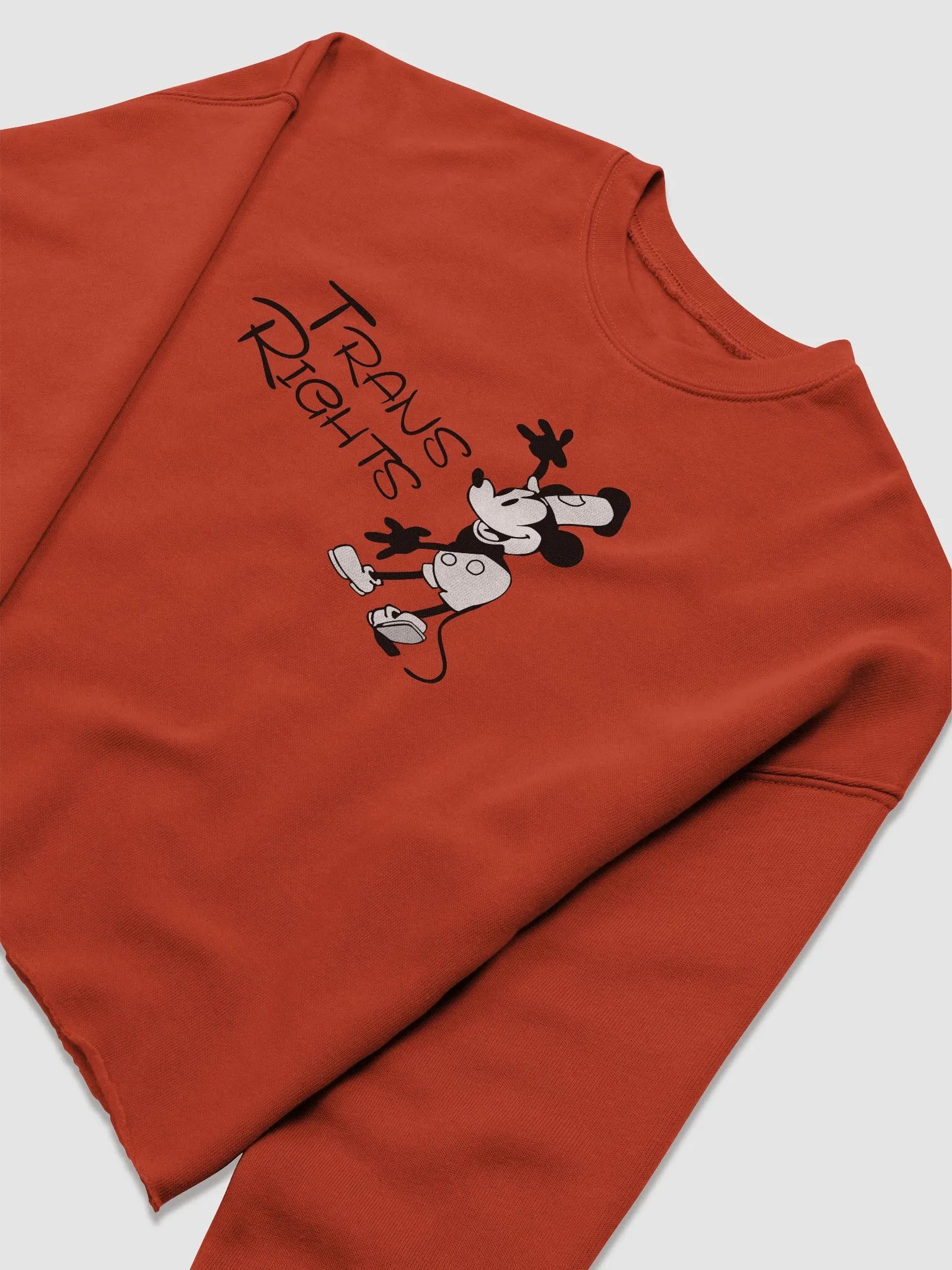 Steamboat Willie - Trans Rights Crop sweater product image (5)