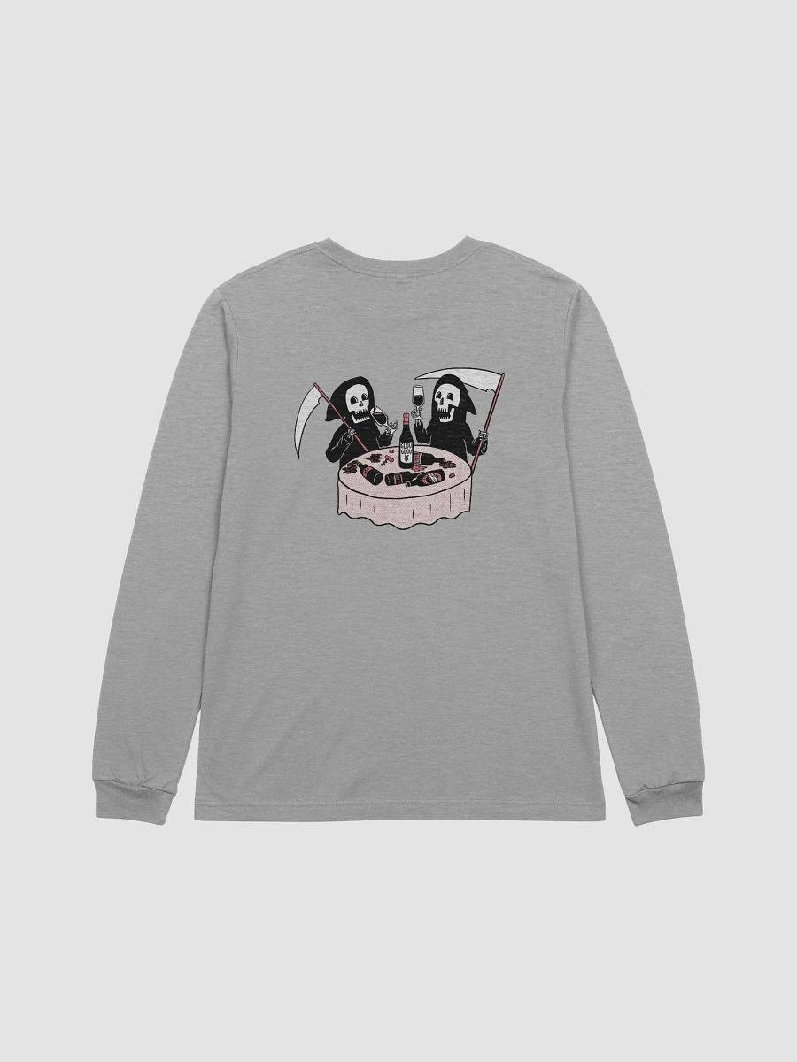 Glou-Glou Grim Reapers Gray Long Sleeve T-Shirt product image (1)