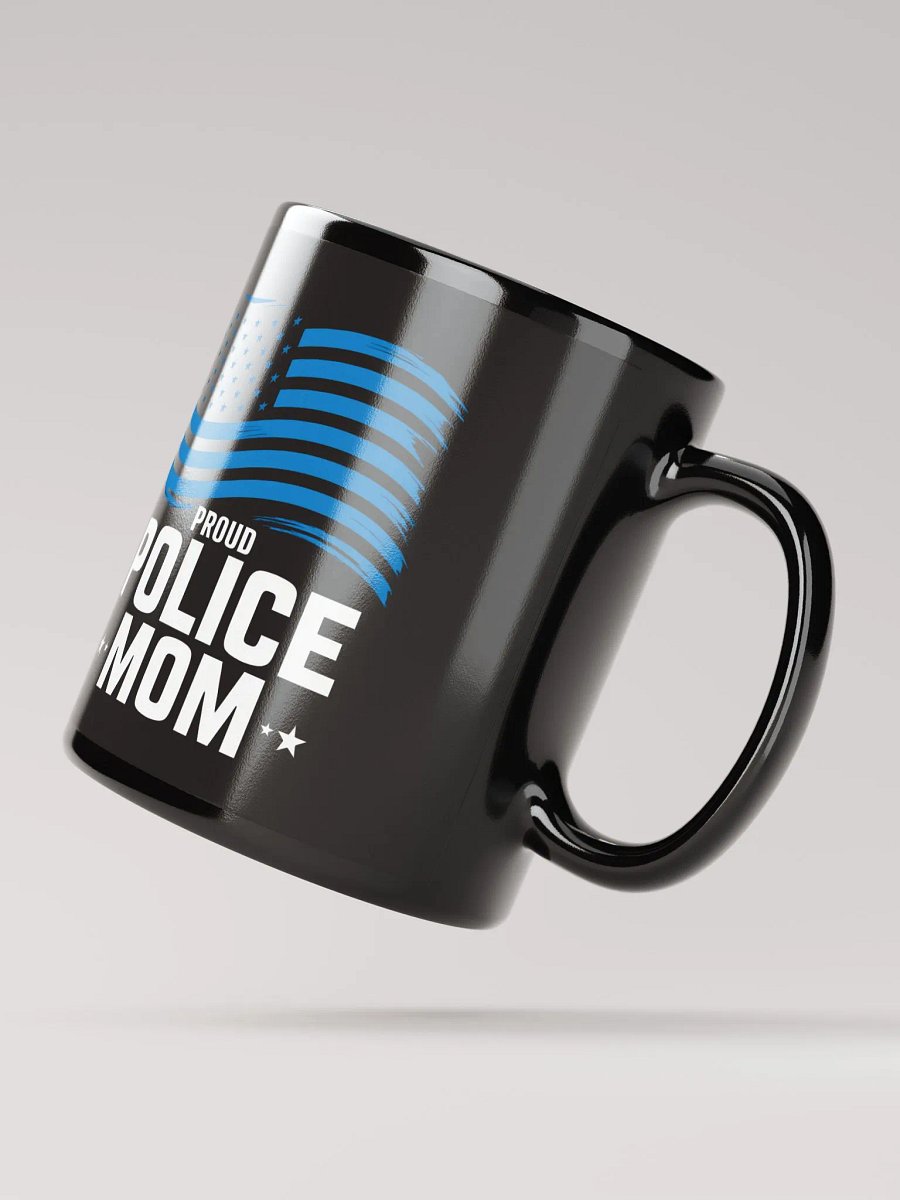 Proud Police Mom Glitter Mug product image (3)