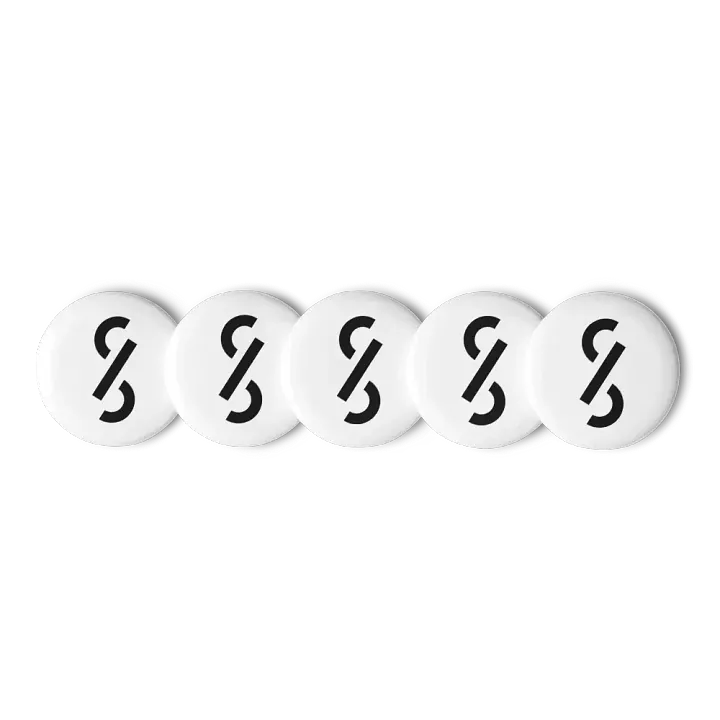 CLAUDY BEATS COLLECTION | SET OF BLACK PIN BUTTONS product image (3)