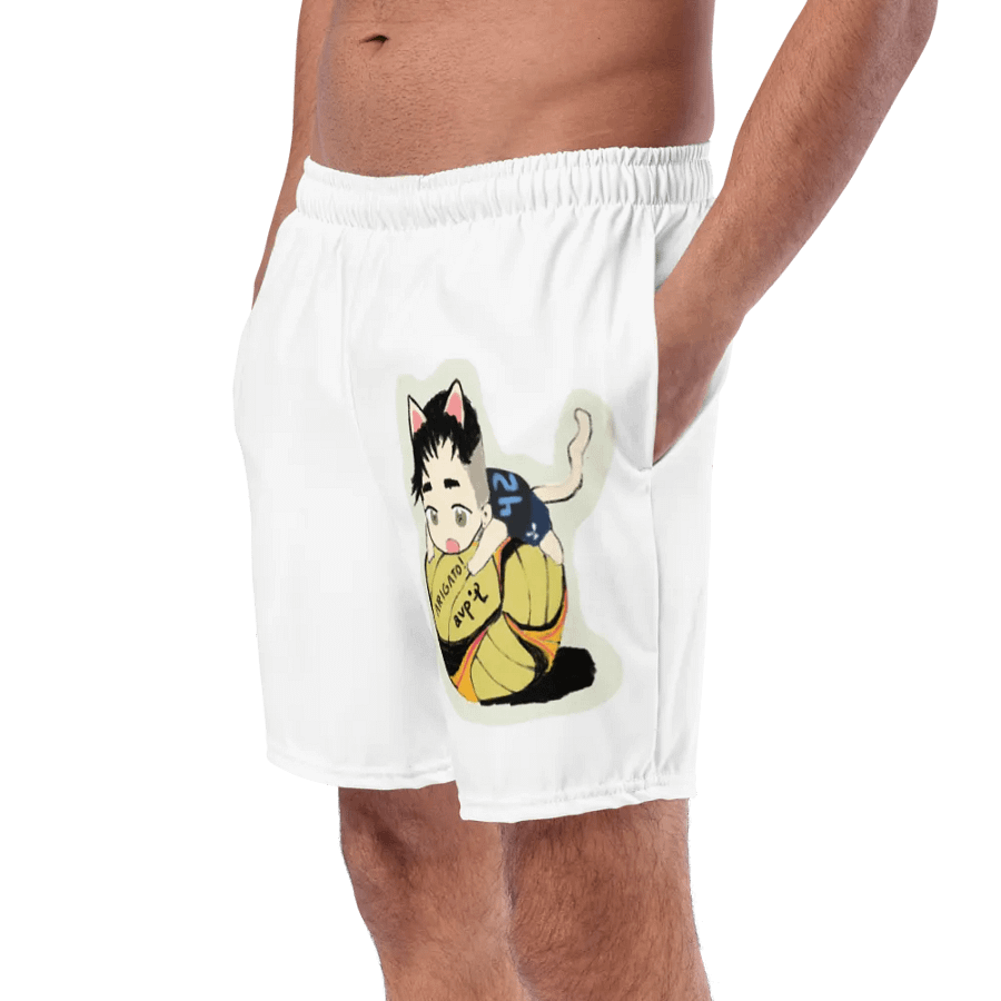 Arigato Neko Volleyball Swim Trunks product image (5)
