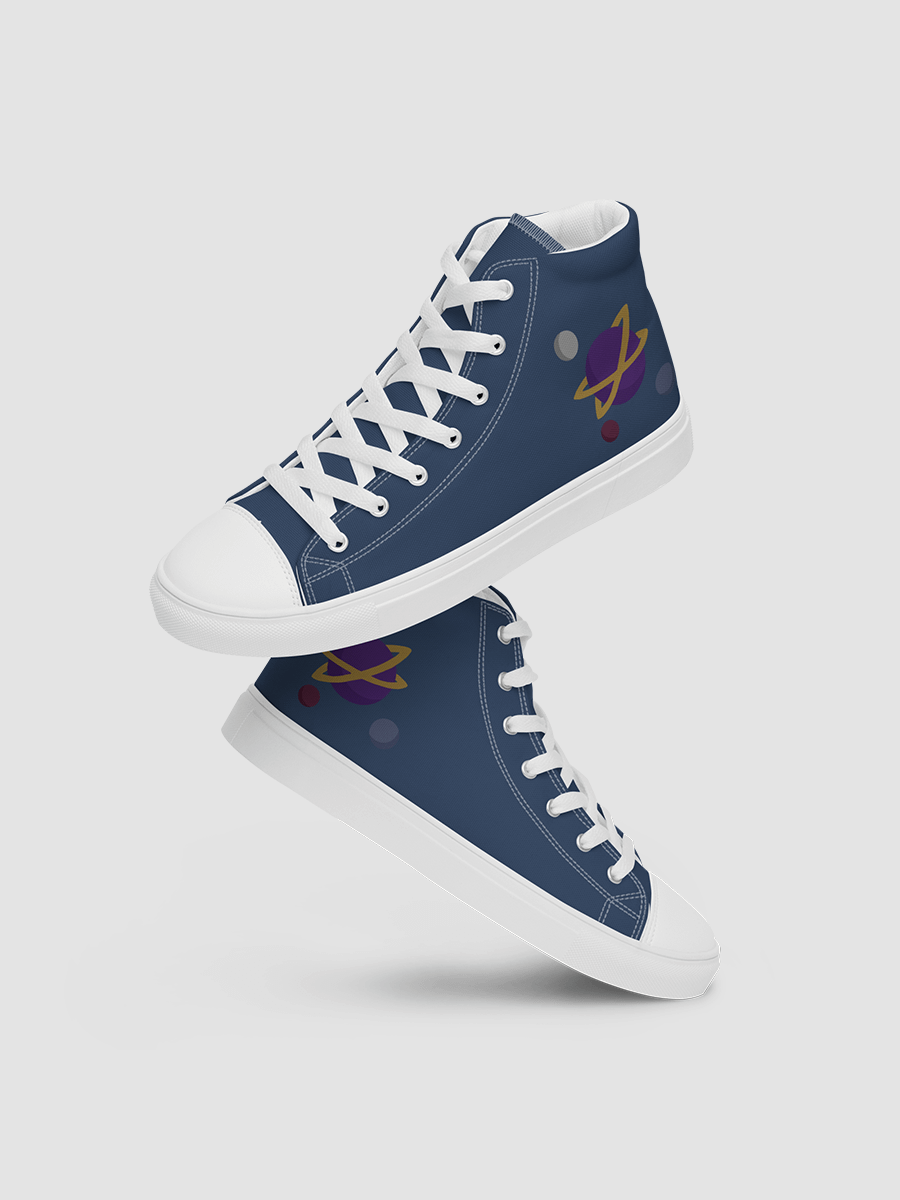 Women’s high top canvas shoes - Dark Blue product image (1)