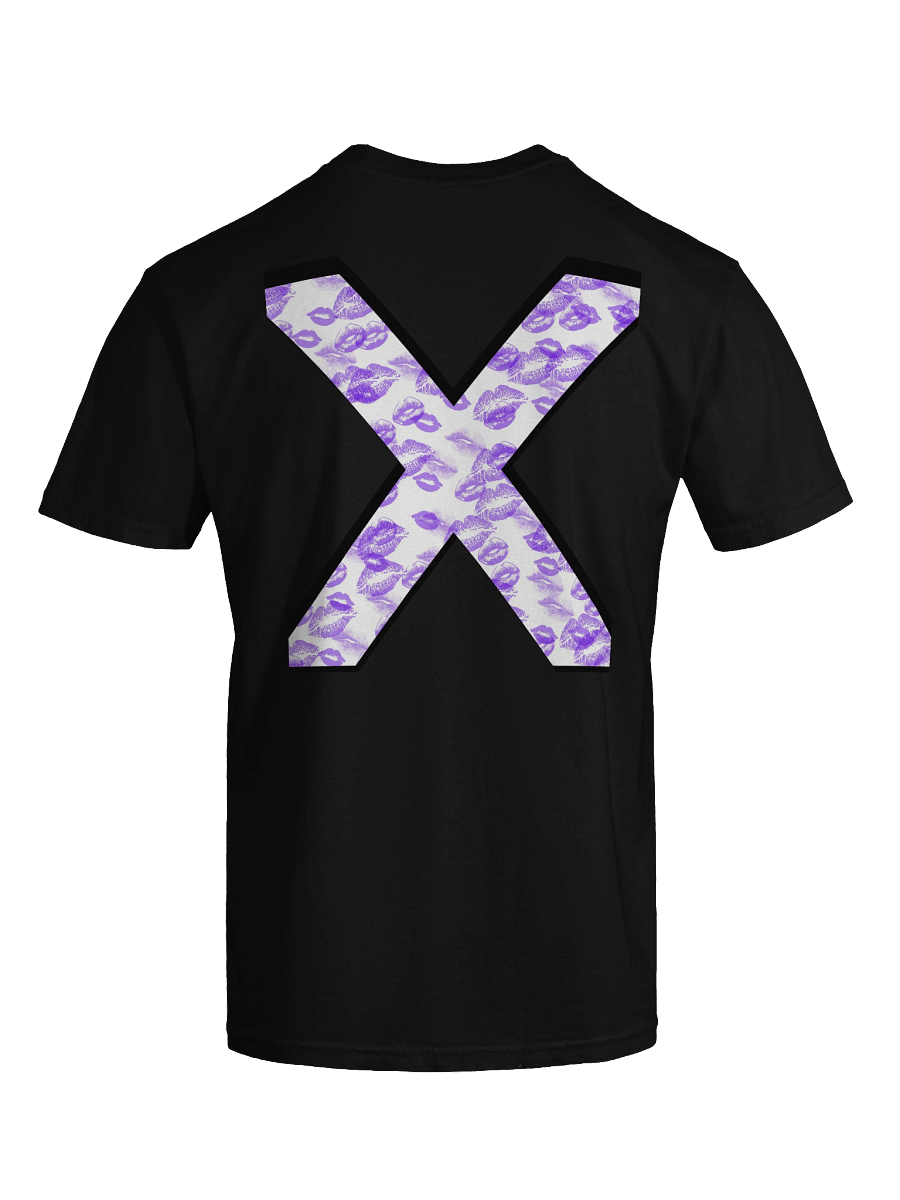 White X Purple Lipstick Kisses | Shirt product image (4)