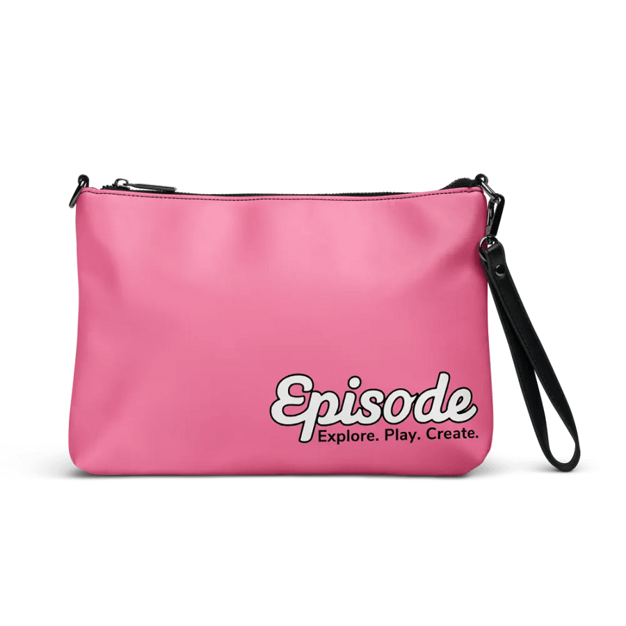 Episode All Over Print Crossbody Bag Pink With White Logo product image (6)