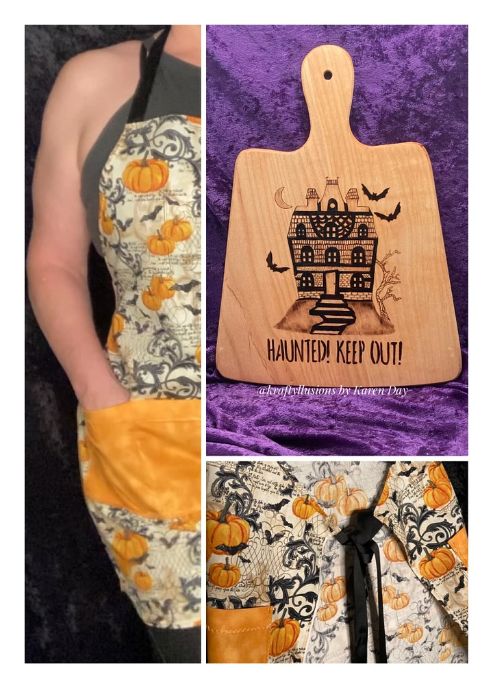 Haunted House Serving Board and Apron Set product image (1)