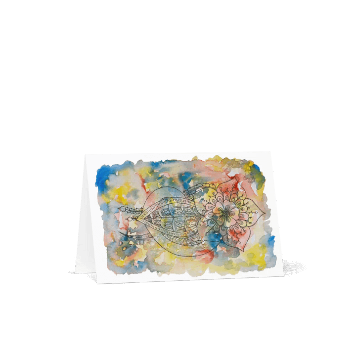 Floral Harmony Greeting Card product image (1)
