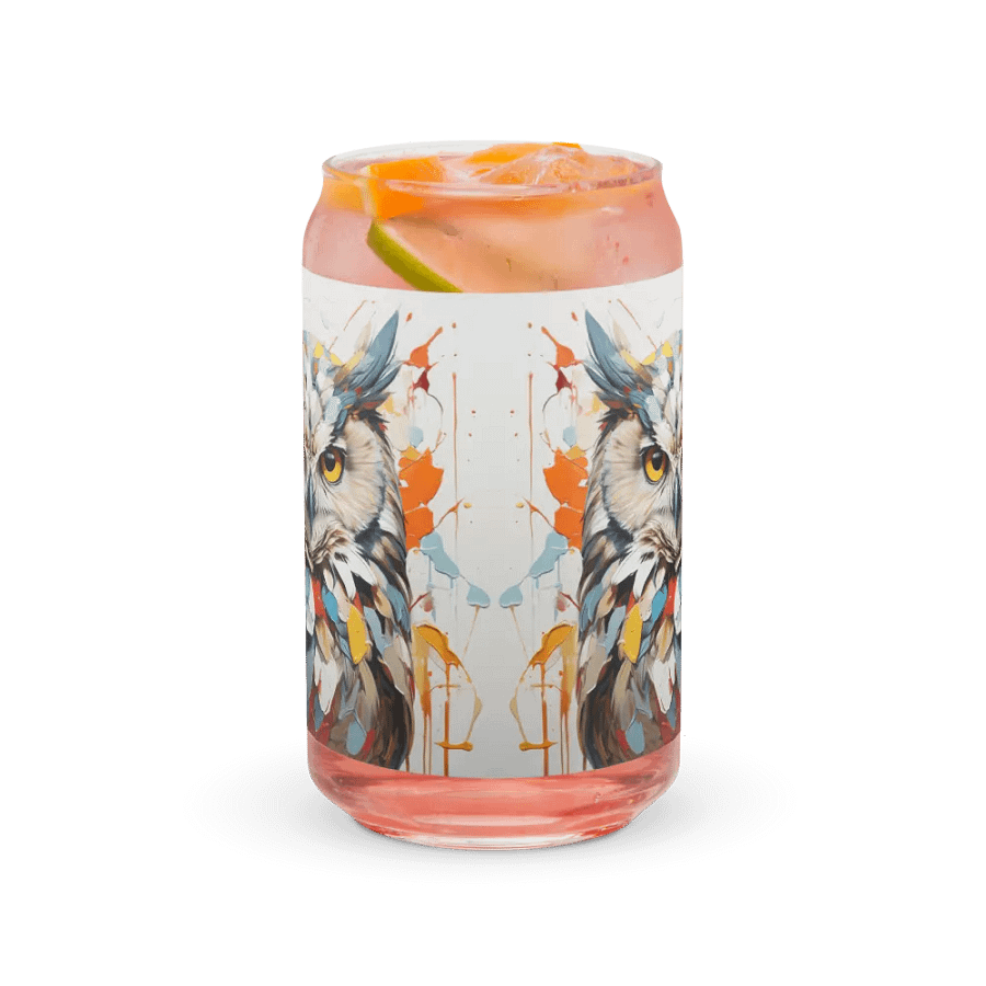 Aurora Glance Owl Glass Can Sipper product image (9)