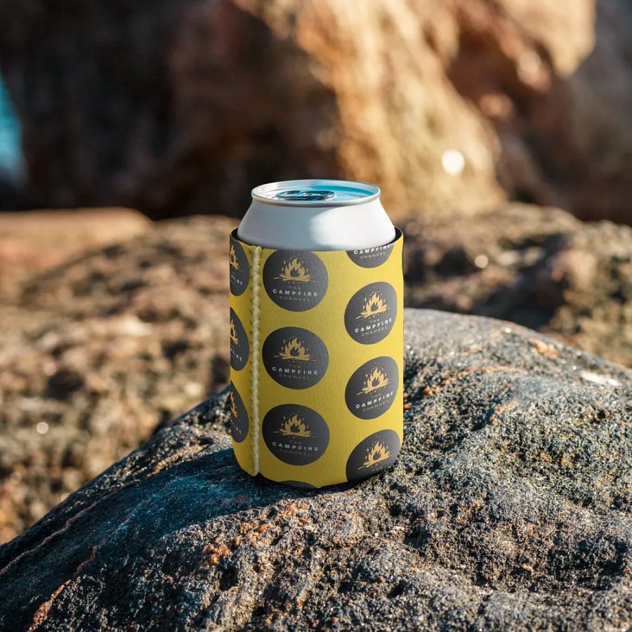 Campfire Channel Logo Can Coozie product image (8)