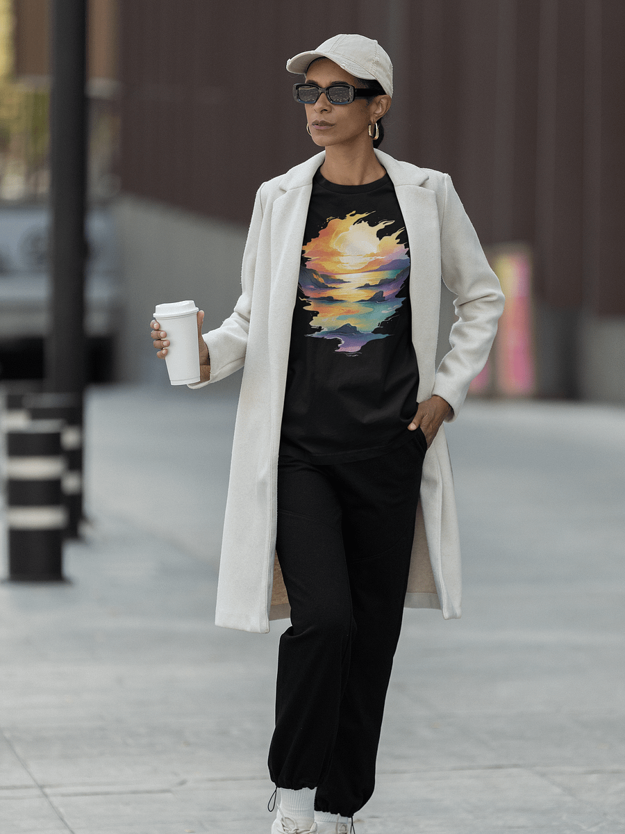 Cornish Sunset Vibes Organic Cotton T-Shirt product image (8)