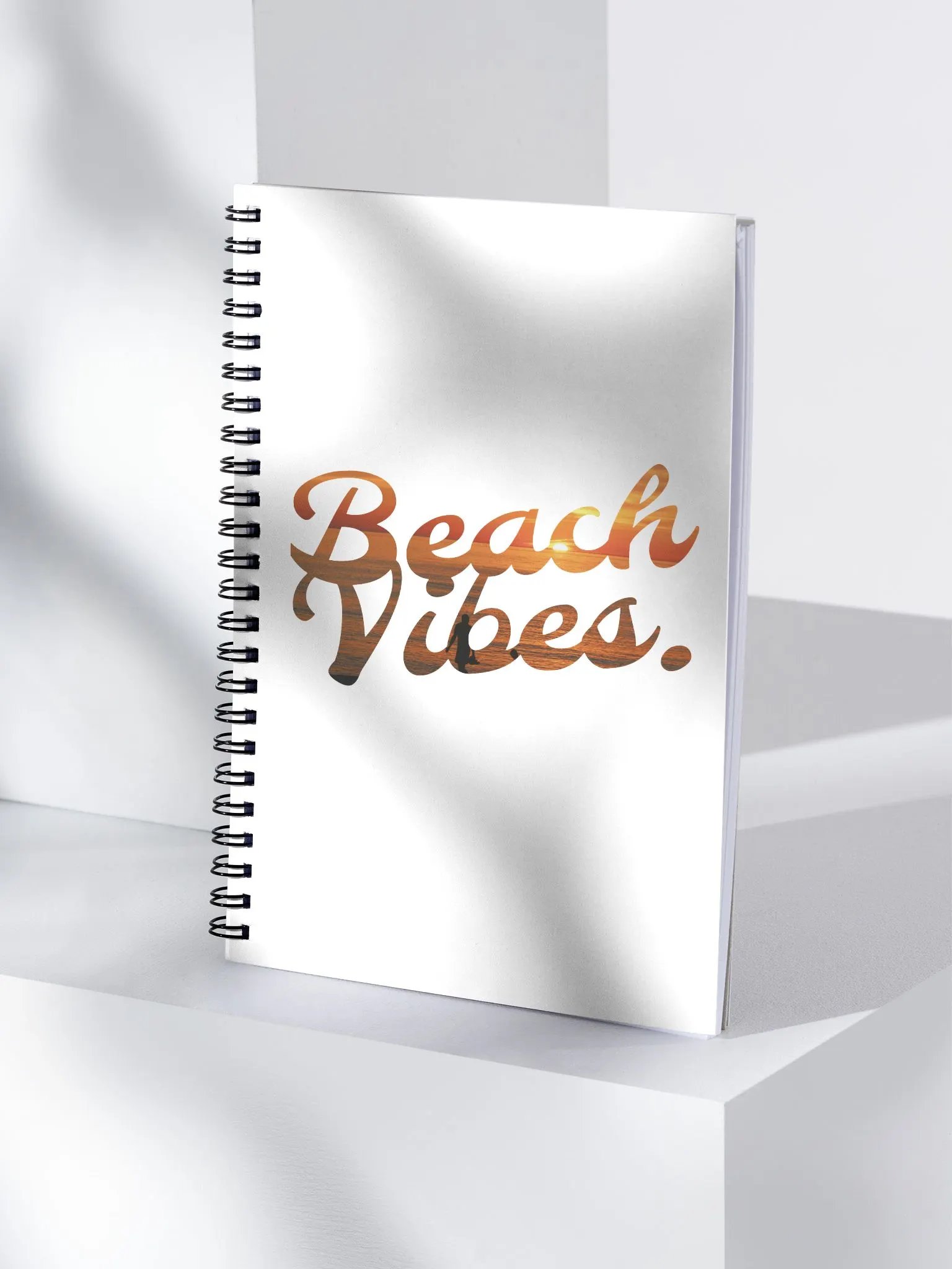 Beach Vibes Sunset Serenity Spiral Notebook product image (3)