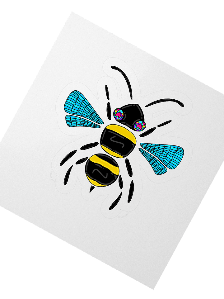 Glass Bee Stickers product image (4)