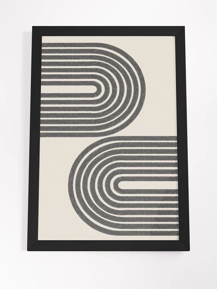Symmetry in Motion Wall Art | Abstract Geometric Elegance for Modern Spaces product image (2)