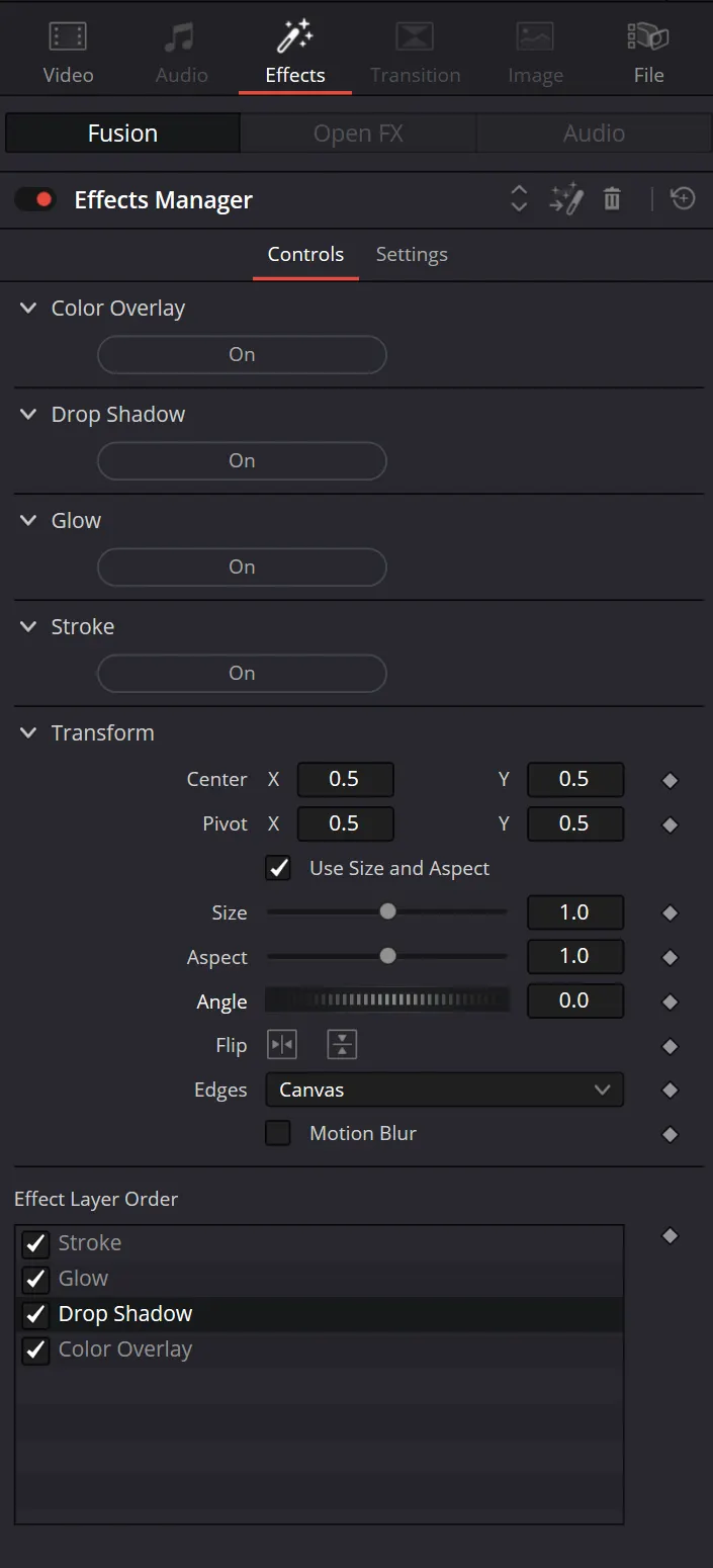 Flow Effects Manager | Davinci Resolve 18.6 Preset product image (2)
