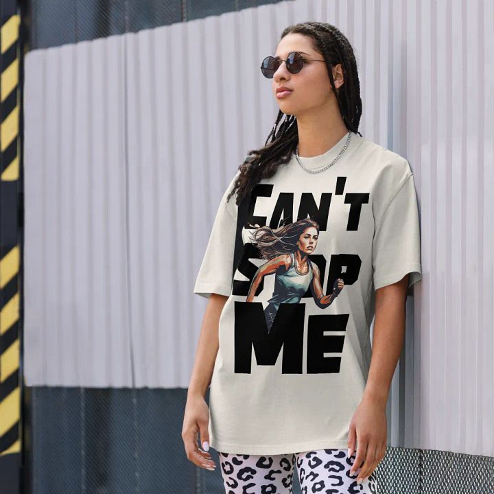 Can't stop me unisex faded t-shirt product image (1)