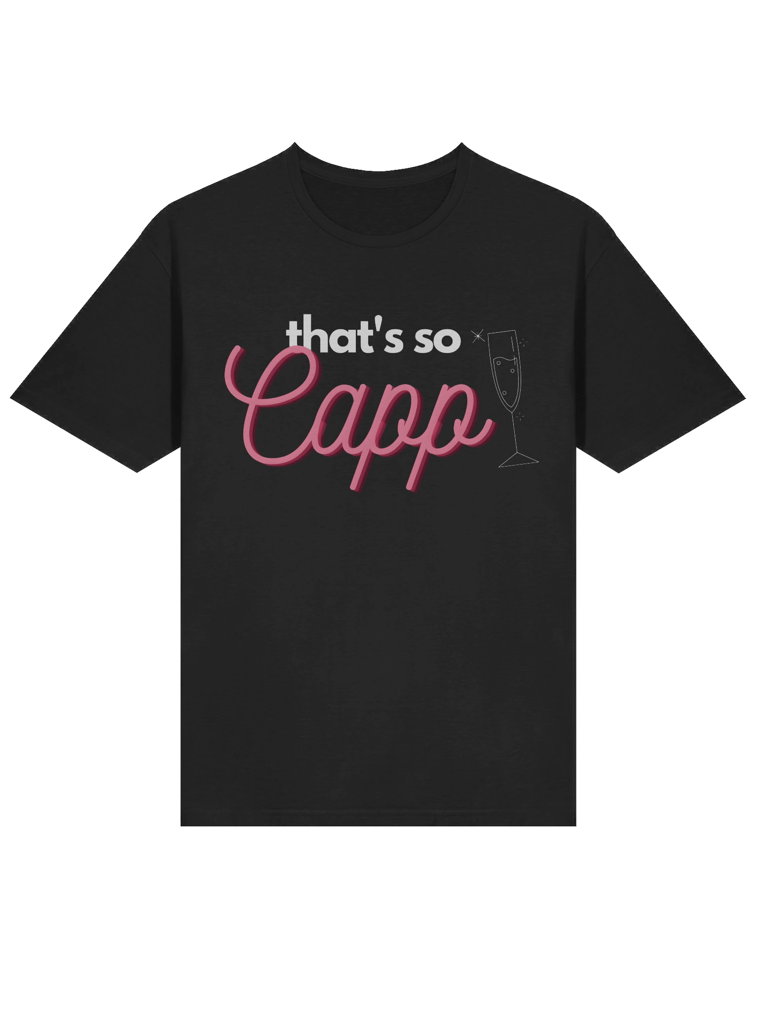 That's So Capp - Black T-Shirt product image (3)