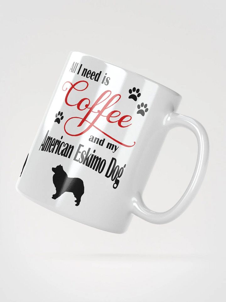 Coffee and my American Eskimo Dog Mug product image (2)