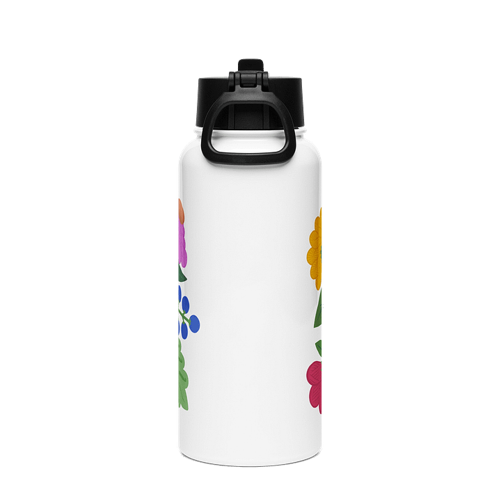 Floral Yarn 32oz Water Bottle product image (2)
