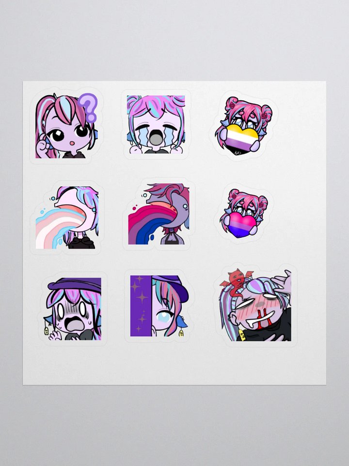 Emote Sticker Sheet product image (1)
