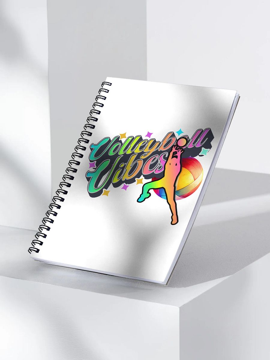 Volleyball Vibes Male Vibrant Notebook product image (2)