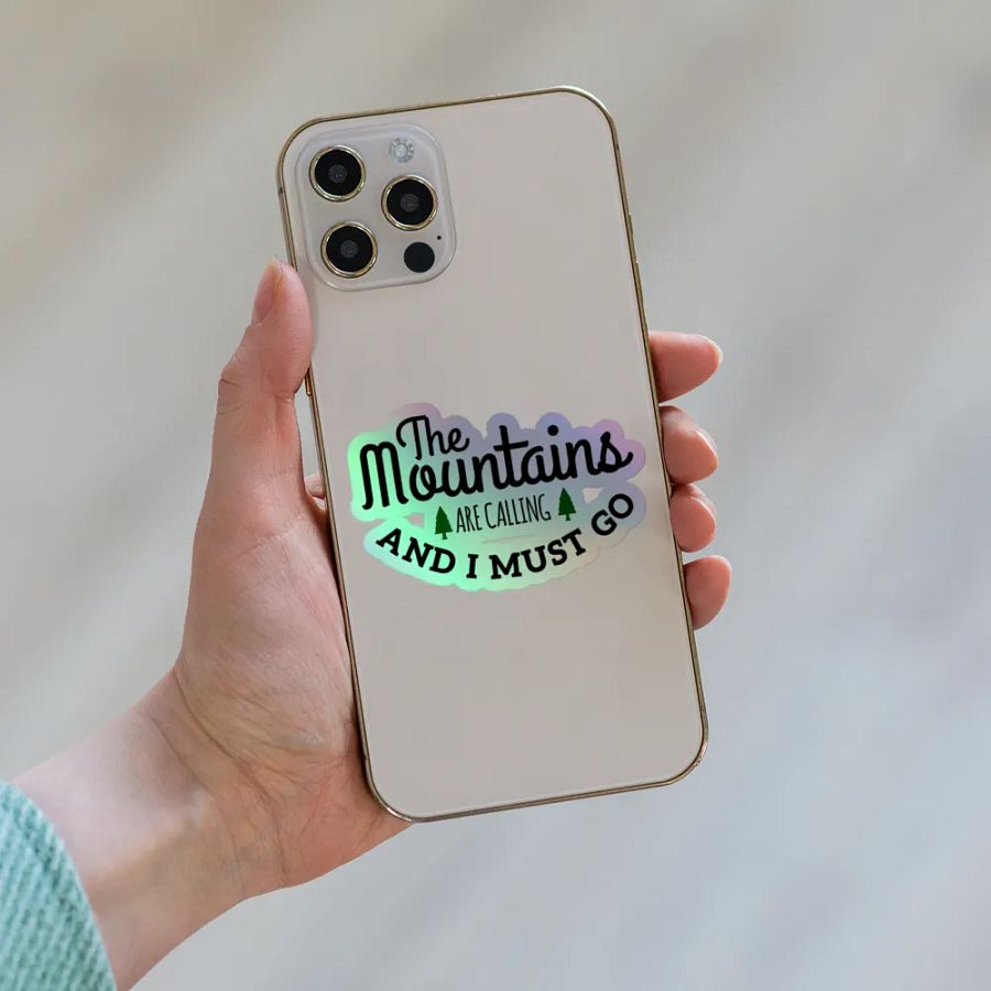 Mountain Calling Holographic Sticker Sheet product image (8)