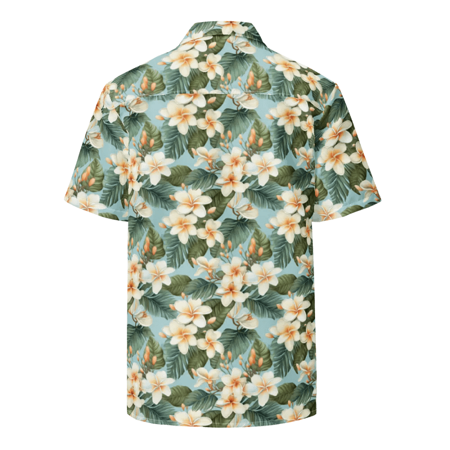 Plumeria Floral Hawaiian Shirt product image (4)