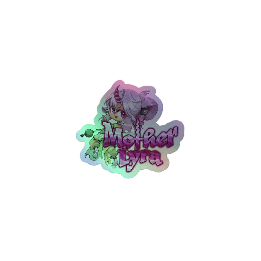 MotherLyra Logo Holo Sticker product image (1)