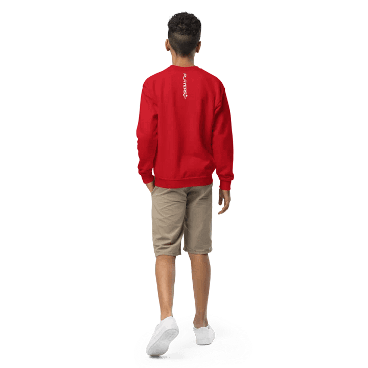 Pixelated Fish Youth Sweatshirt product image (2)