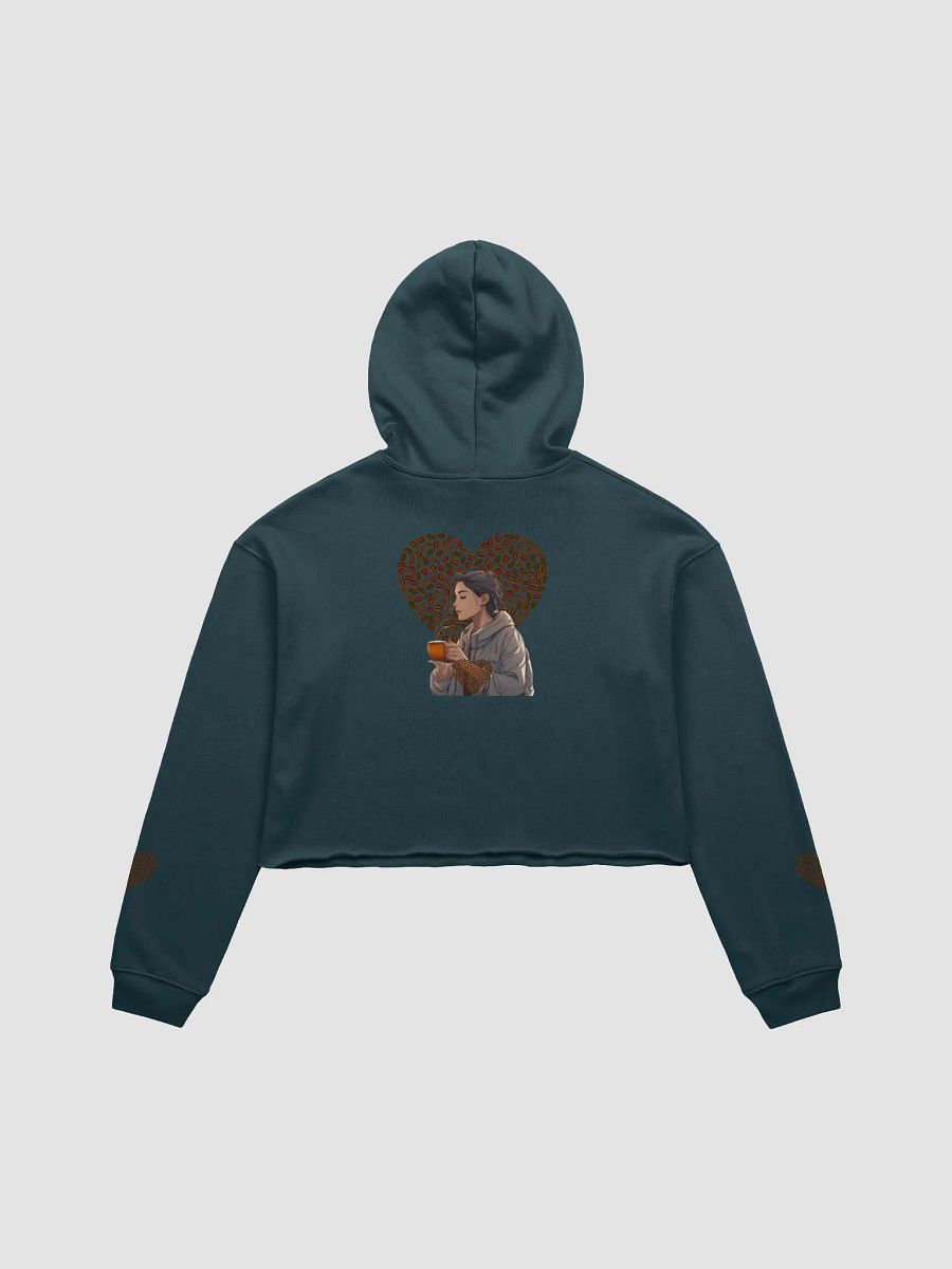 I Love Coffee Crop Top Hoodie product image (14)