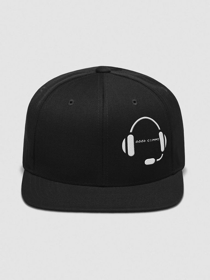 Good Comms FLAT brim snapback product image (7)