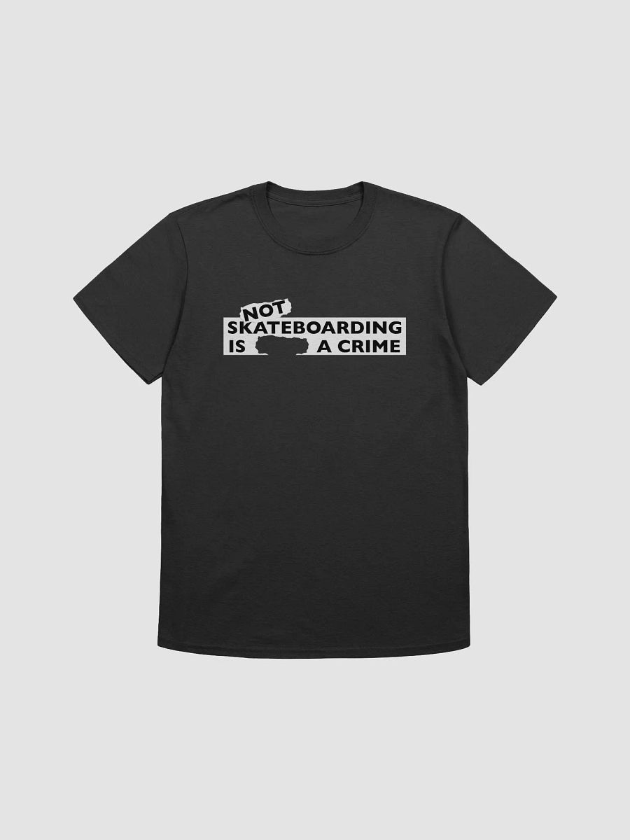 NOT SKATEBOARDING IS A CRIME - SoftStyle T Shirt product image (1)