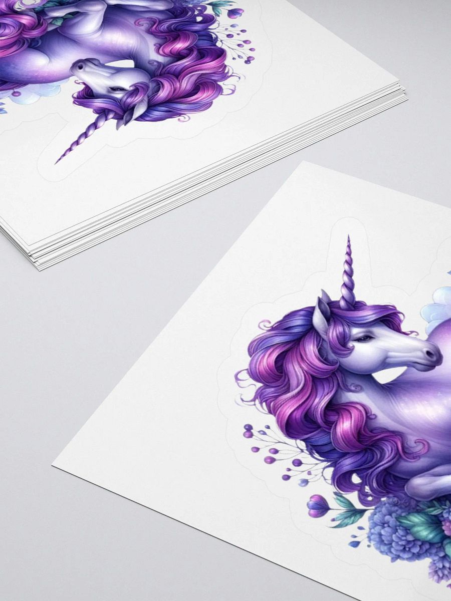 Enchanted Unicorn Kiss Cut Stickers product image (4)