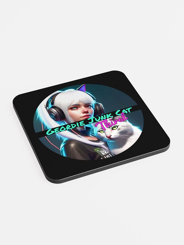 Thirst TWO Drink Coaster (3.74″x 3.74″, US and EU Shipping) product image (2)