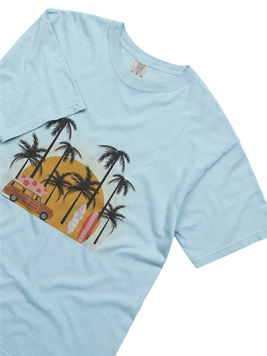 Retro Surf Wagon Tee | Vintage Vibes & Coastal Dreams product image (75)