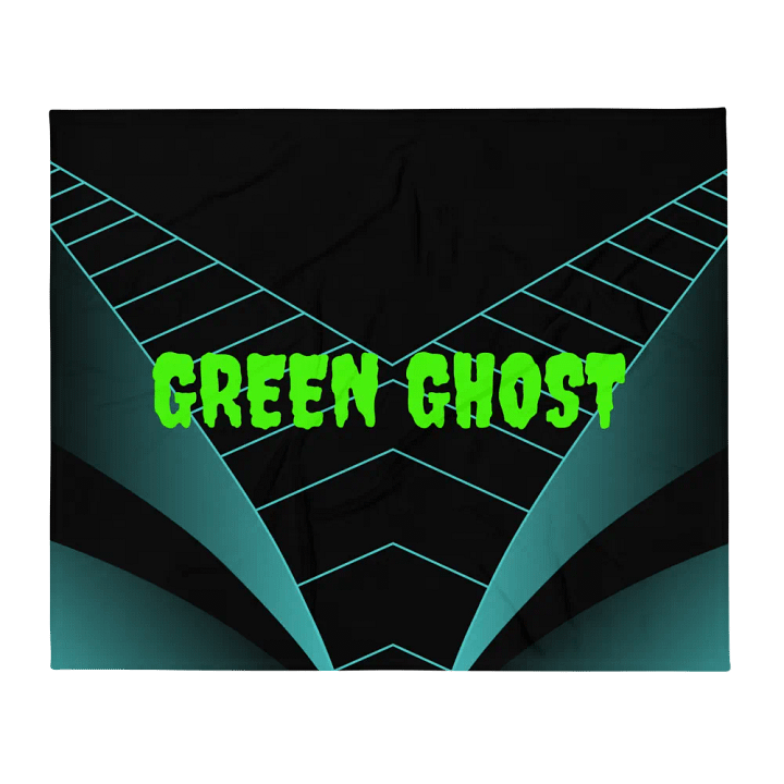 SOFT FLUFFY GREEN GHOST BLANKET product image (2)