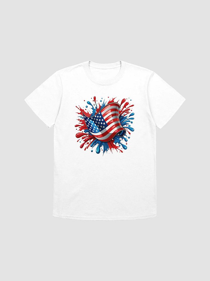 Patriotic American Splash Unisex T-Shirt product image (2)