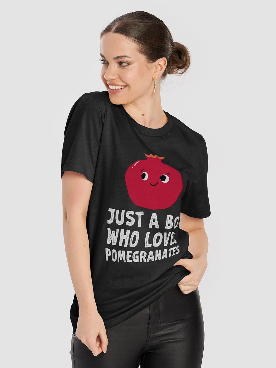 Just A Boy Who Loves Pomegranates T-Shirt Funny Pomegranates Lover Shirt product image (8)