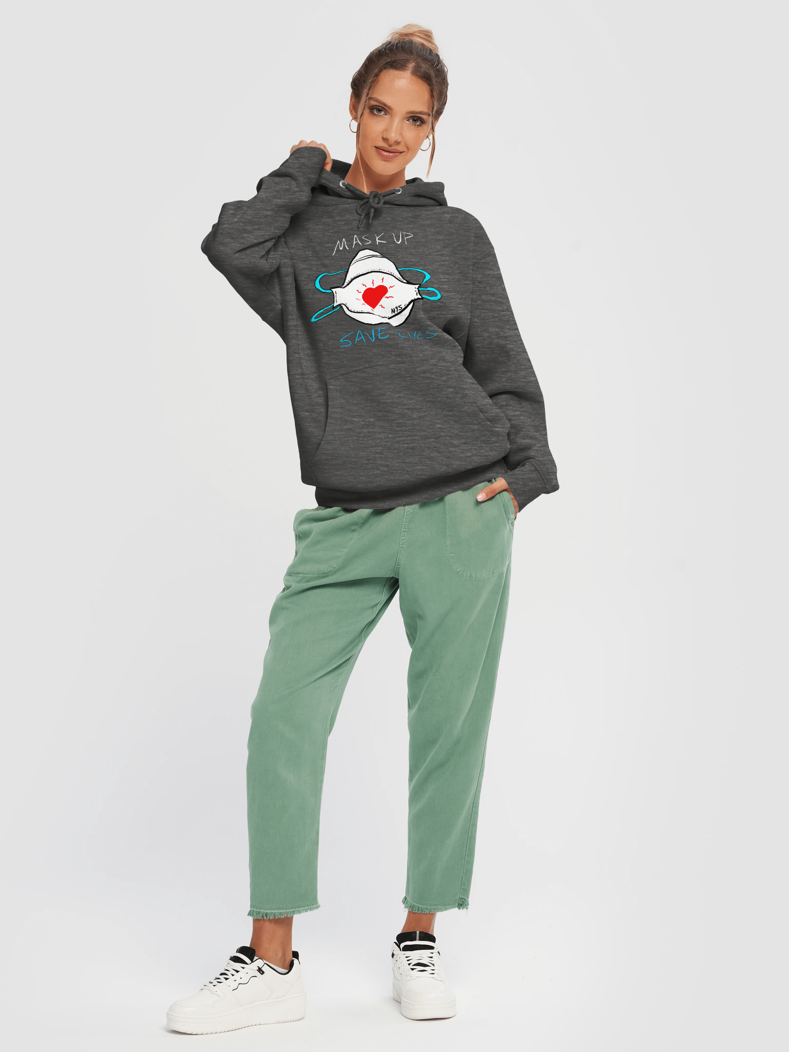 Mask Up Save Lives hoodie product image (34)