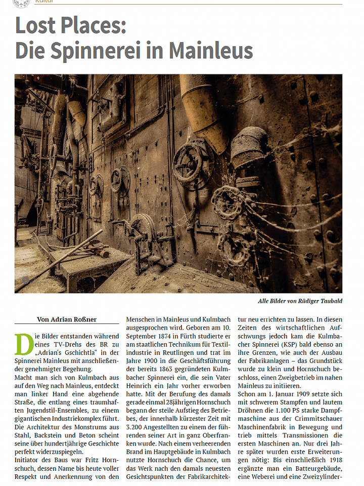 Die Kulmbacher Spinnerei in Mainleus product image (1)