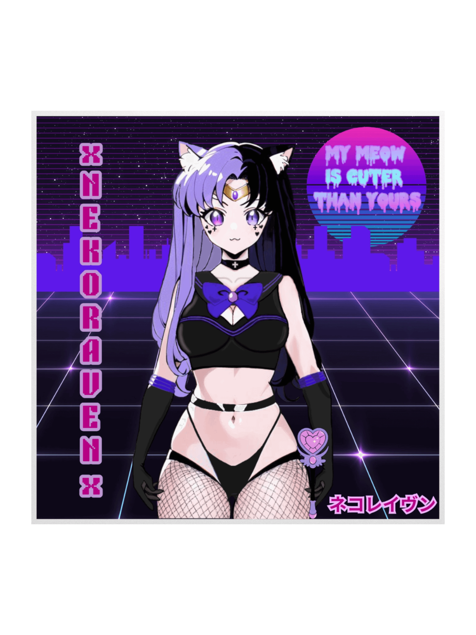 Sailor Nekowave Sticker product image (1)