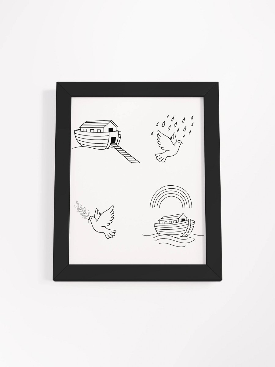 Noah's Ark Storyline Framed High-Quality Matte Poster product image (3)