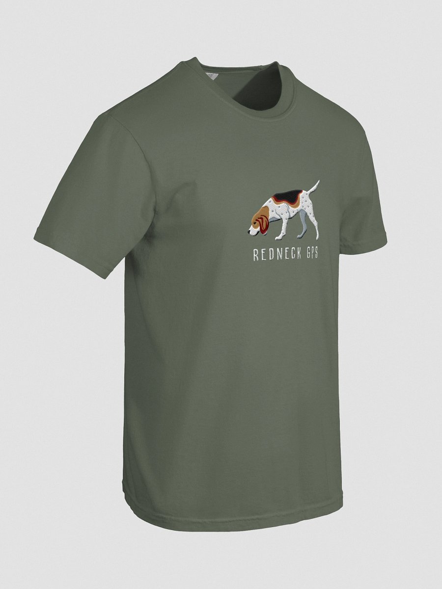 Redneck GPS T-Shirt(Embroidered) of a Treeing Walker Coonhound product image (28)